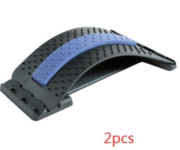 Waist Stretcher Strain Massage Cushion Lumbar Spine Corrector